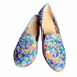 Sebago "Hutton Smoking Flat" in Tatum Print Size 9
